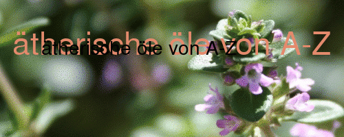 ätherische öle von A-Z